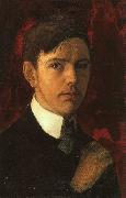 August Macke Self Portrait  ssss oil painting artist